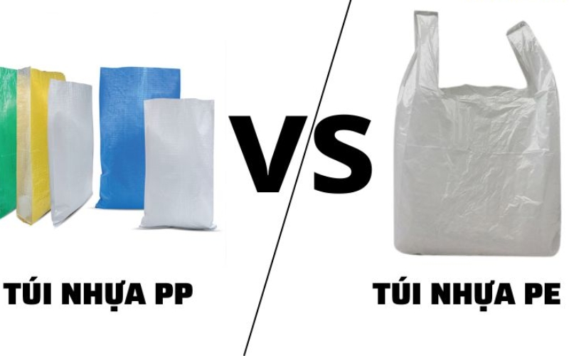 sự khác nhau của túi PE và túi PP